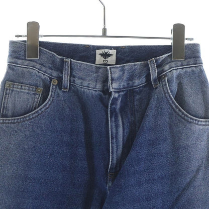 Dior Regular Fit White Cotton Denim Pants Indigo — view 3