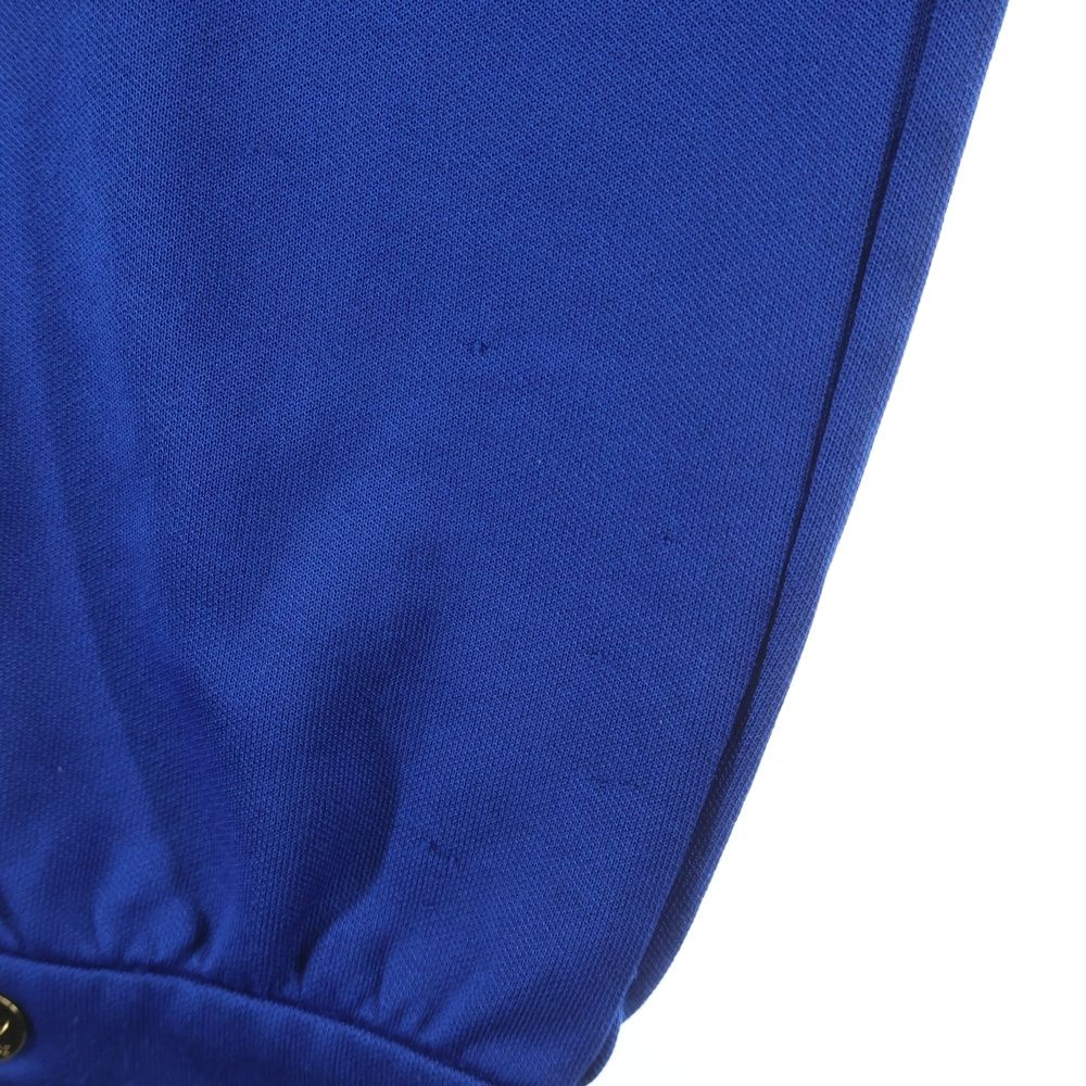 Gucci Adidas Jersey Jogging Pants Logo Embroidery Track Blue — view 5