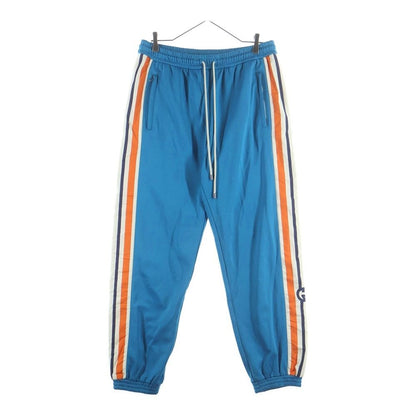 Gucci Interlocking Jogging Pant Side Logo Jersey Long Pants Blue