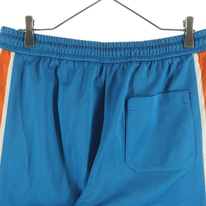 Gucci Interlocking Jogging Pant Side Logo Jersey Long Pants Blue — view 4