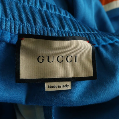 Gucci Interlocking Jogging Pant Side Logo Jersey Long Pants Blue — view 6