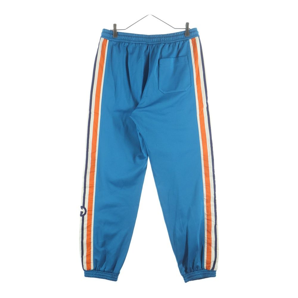 Gucci Interlocking Jogging Pant Side Logo Jersey Long Pants Blue — view 2