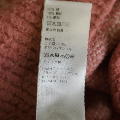 Celine Scott Reeder Brushed Cotton Crew Neck Long Sleeve Knit Sweater Pink — view 8