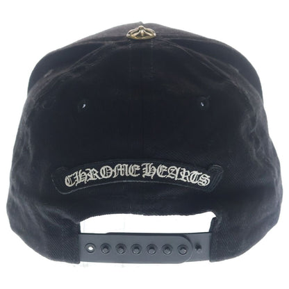 Chrome Hearts Baseball Trucker CH Cross Truck Khaki Cap Hat Black — view 2