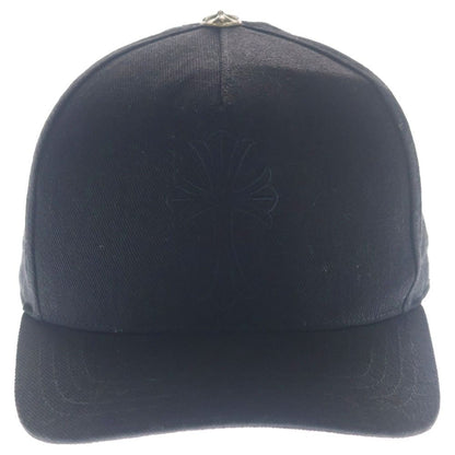 Chrome Hearts Baseball Trucker CH Cross Truck Khaki Cap Hat Black — view 4