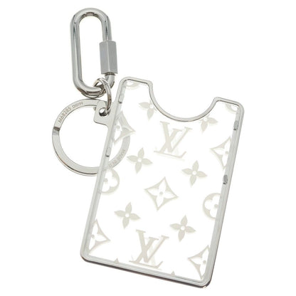 Louis Vuitton Porte Cles Rythme ID Card Case Clear Silver Bag Charm Key Holder — view 2