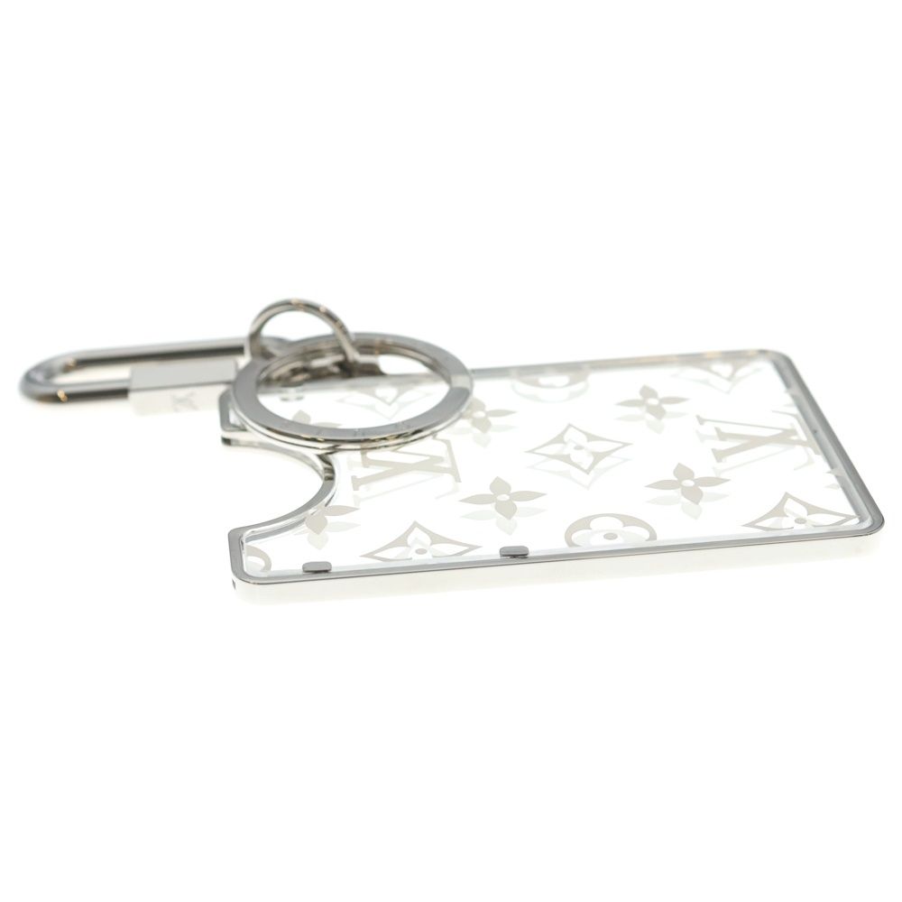 Louis Vuitton Porte Cles Rythme ID Card Case Clear Silver Bag Charm Key Holder — view 4