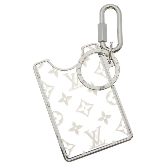 Louis Vuitton Porte Cles Rythme ID Card Case Clear Silver Bag Charm Key Holder