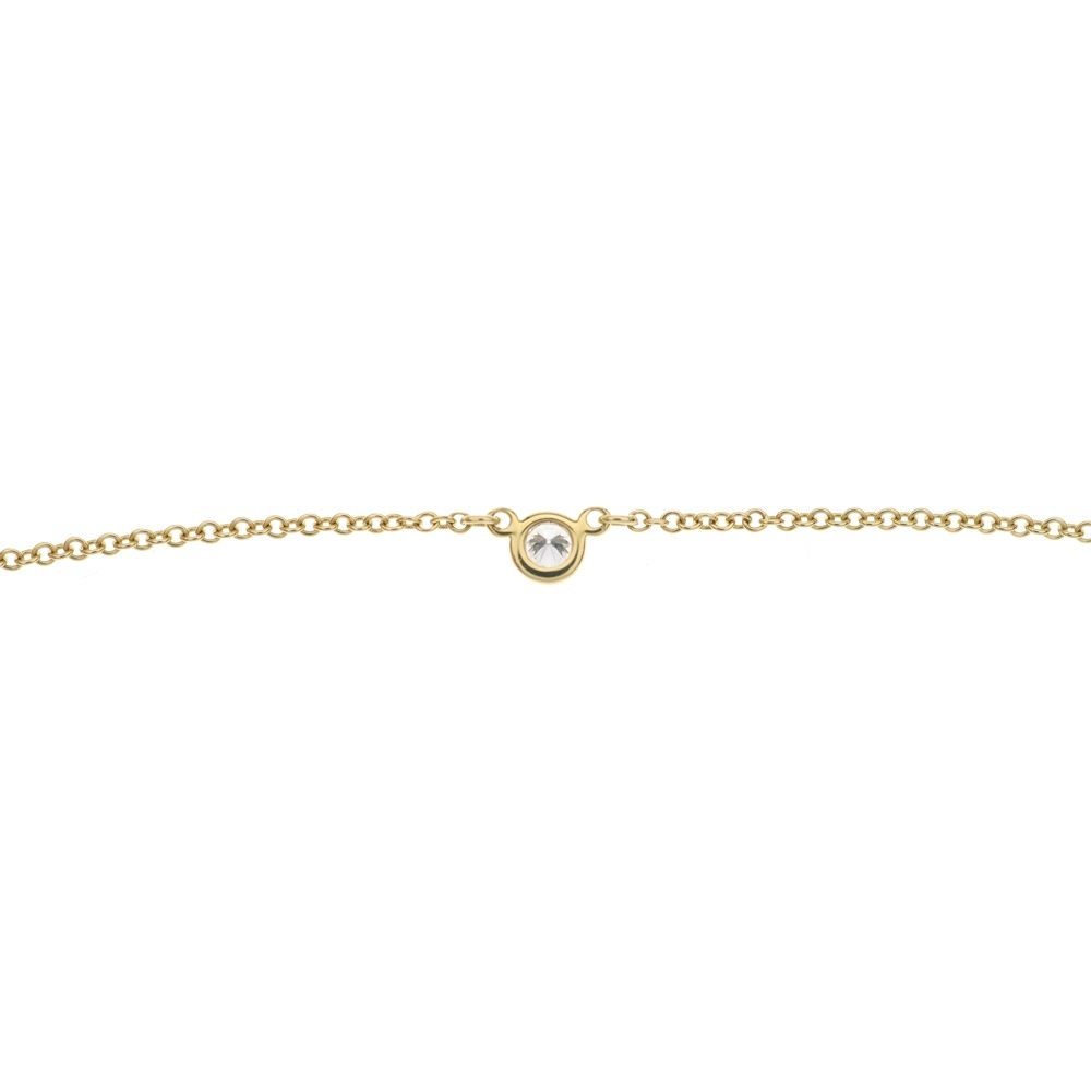 Tiffany & Co by the Yard Diamond Necklace Pendant Chain Gold — view 5
