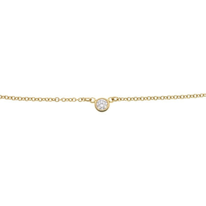 Tiffany & Co by the Yard Diamond Necklace Pendant Chain Gold — view 3
