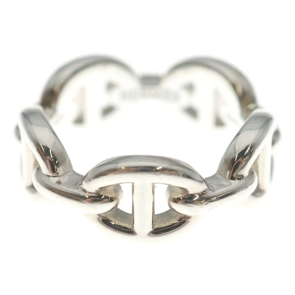 Hermes Chaine D'ancre Ring Silver