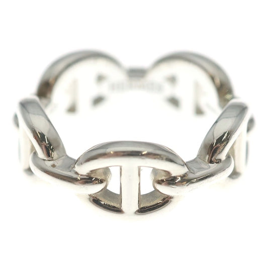 Hermes Chaine D'ancre Ring Silver