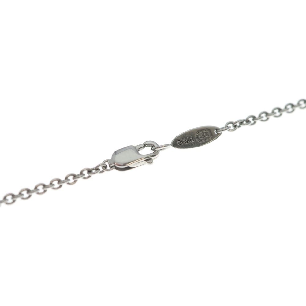 Harry Winston Traffic Cross Pendant Diamond Necklace Silver — view 4
