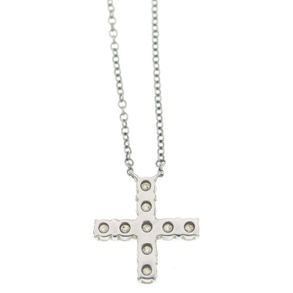 Harry Winston Mini Cross Diamond Pendant Pedpremcrmc Silver — view 5