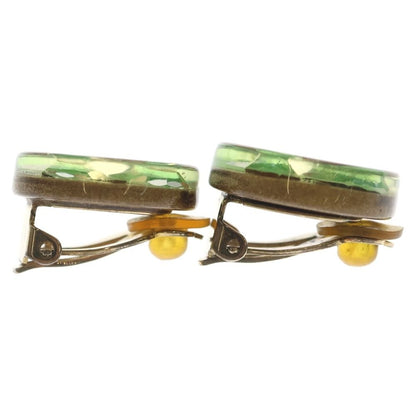 Chanel Clover Logo Earrings Gold — view 3