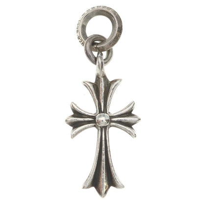 Chrome Hearts Tiny CH Cross Charm Necklace Top Silver