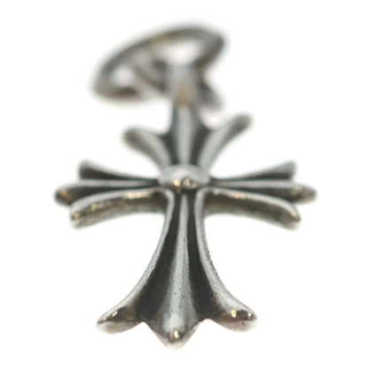 Chrome Hearts Tiny CH Cross Charm Necklace Top Silver — view 5