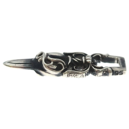 Chrome Hearts Dagger Heart Daga Pendant Top Silver — view 3