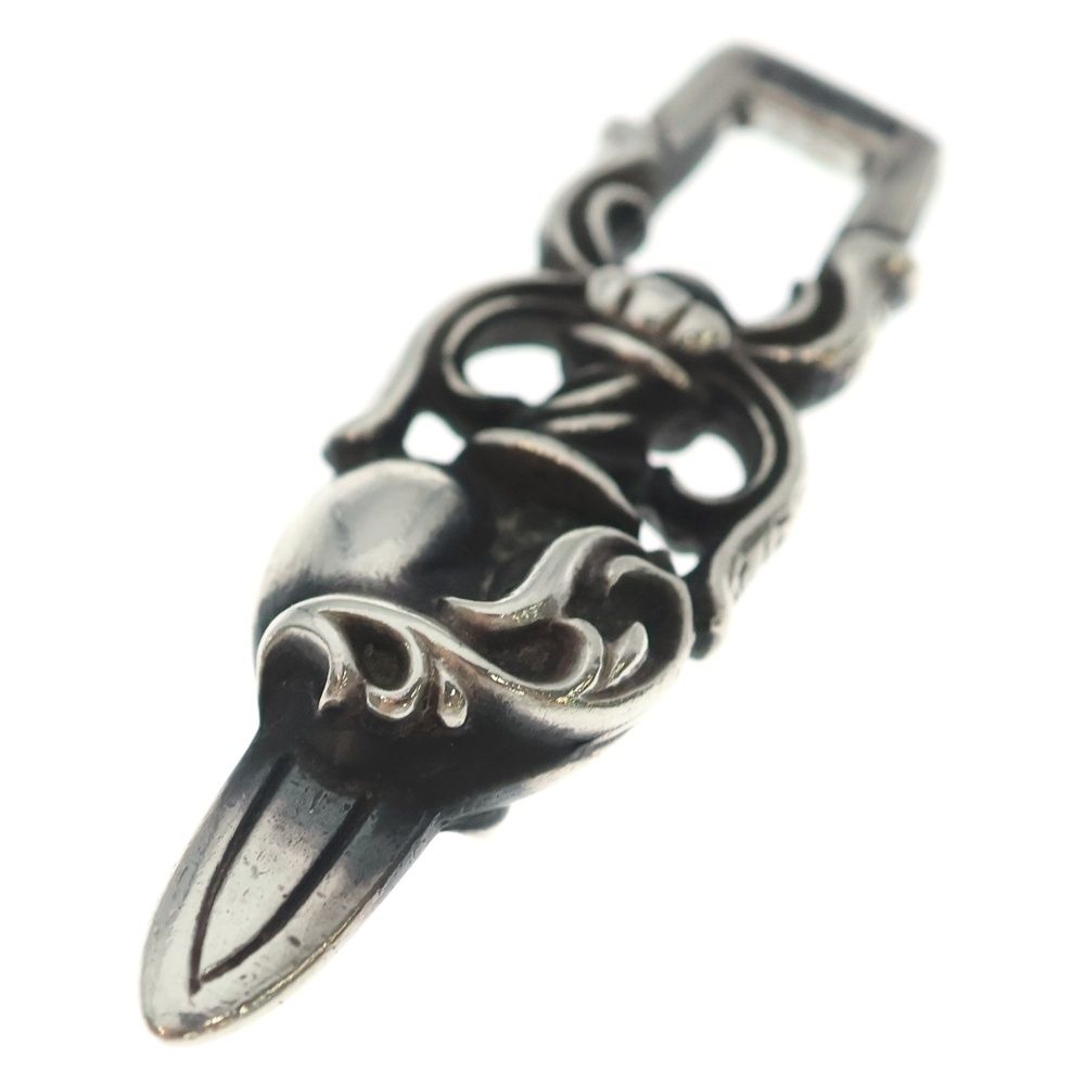Chrome Hearts Dagger Heart Daga Pendant Top Silver — view 5