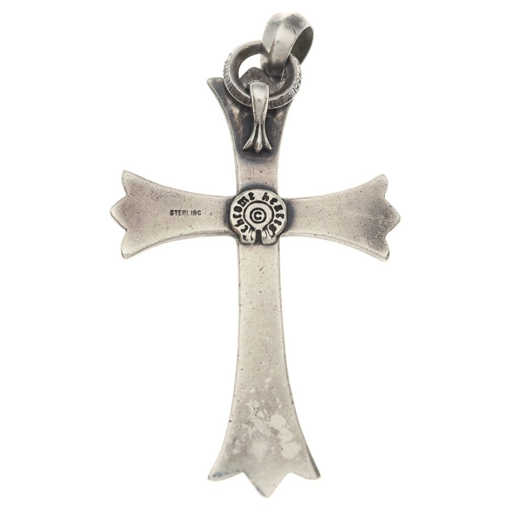 Chrome Hearts CH Crs LG Bale Bail Large CH Cross Pendant Top Silver — view 2