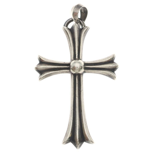 Chrome Hearts CH Crs LG Bale Bail Large CH Cross Pendant Top Silver