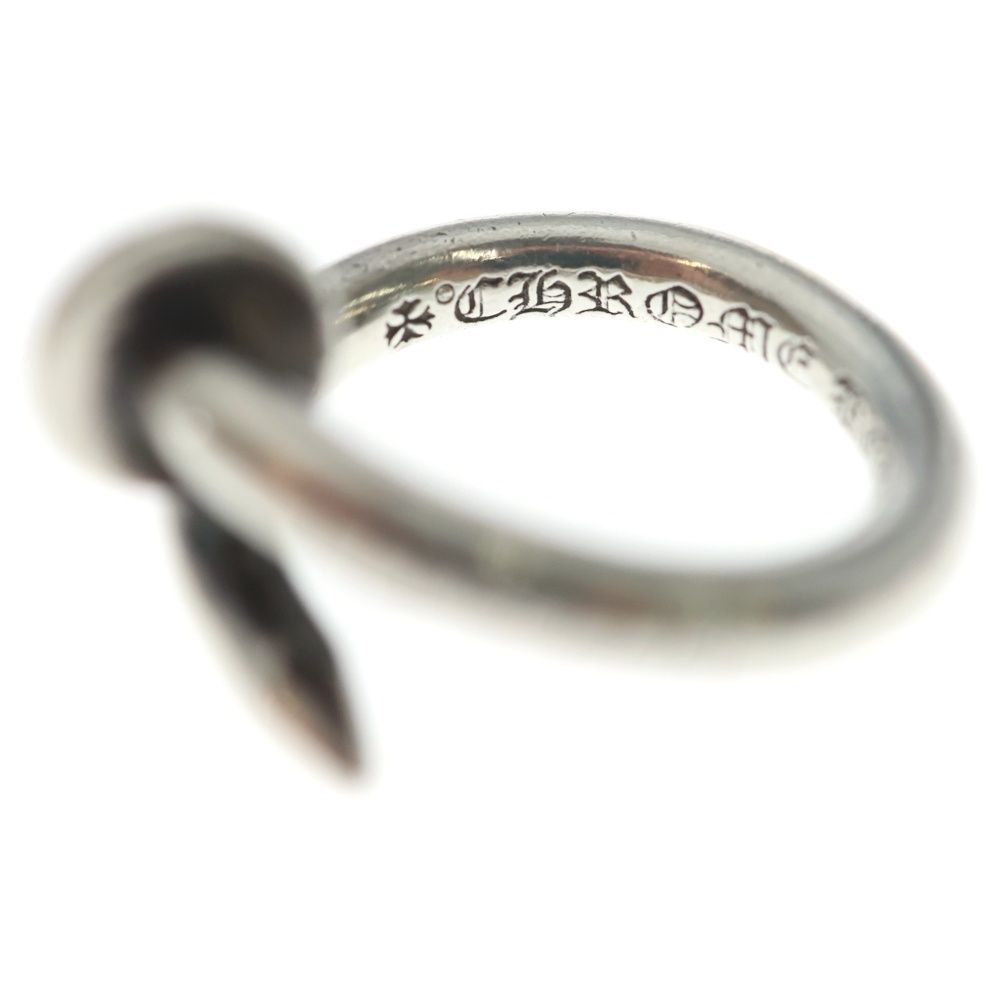 Chrome Hearts Nail Flat Ring Silver — view 5
