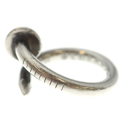 Chrome Hearts Nail Flat Ring Silver