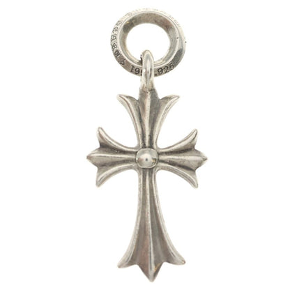 Chrome Hearts Tiny CH Cross Charm Necklace Top Silver