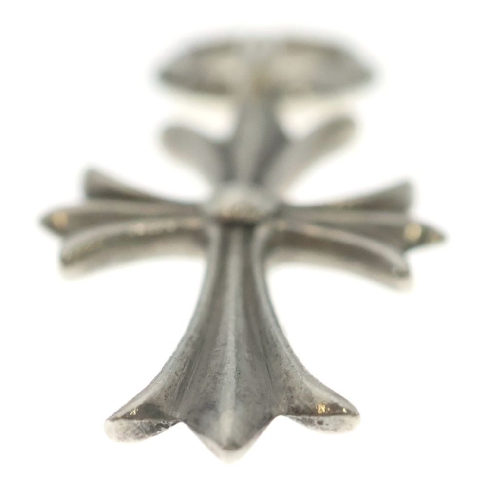 Chrome Hearts Tiny CH Cross Charm Necklace Top Silver — view 5