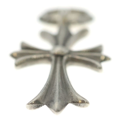Chrome Hearts Tiny CH Cross Charm Necklace Top Silver — view 5