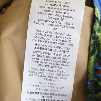 Gucci From Los Angeles Print Nylon Jacket Los All Over Pattern Blue — view 8