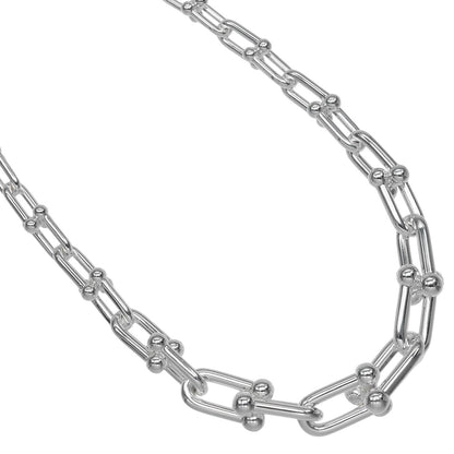 Tiffany & Co Graduated Link 925 Sterling Silver Necklace