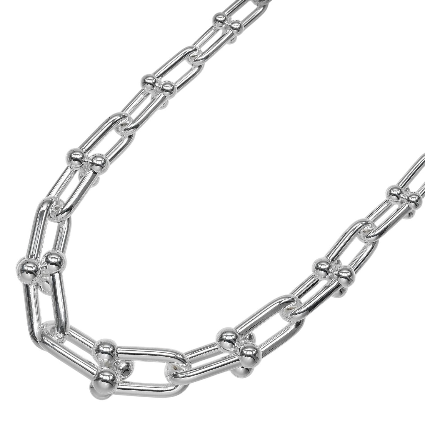 Tiffany & Co Graduated Link 925 Sterling Silver Necklace — view 3