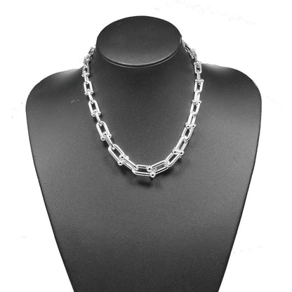 Tiffany & Co Graduated Link 925 Sterling Silver Necklace — view 2