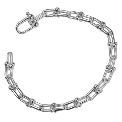 Tiffany & Co Small Link 15.3 cm 925 Sterling Silver Bracelet