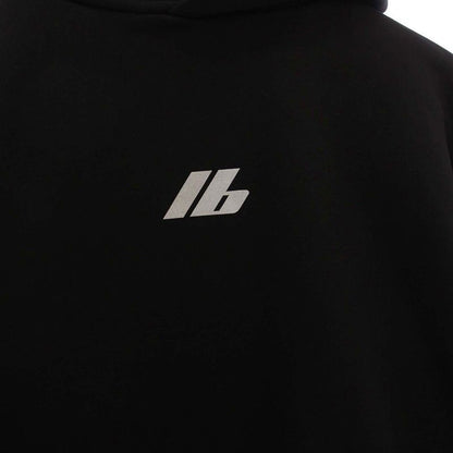 Balenciaga Large Fit Hoodie Pullover Sweatshirt Long Sleeve Logo 1 S Black — view 7