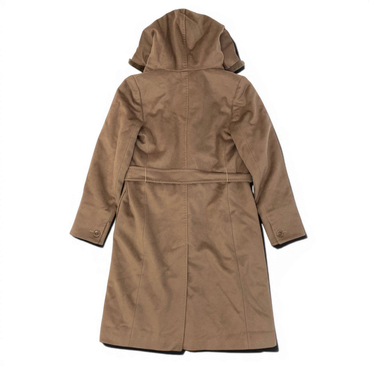 Max Mara Alpaca Coat Jacket 36 Brown Fur — view 3