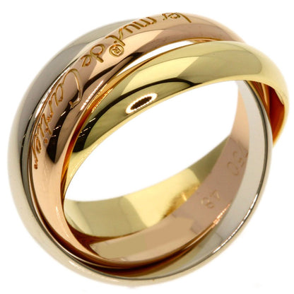Cartier Trinity 48 Ring 18k Yellow Gold 18k Pink White — view 2