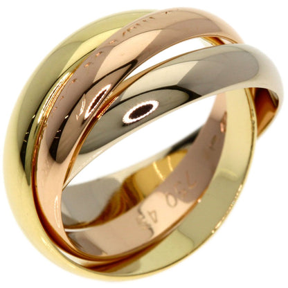 Cartier Trinity 49 Ring 18k Yellow Gold 18k Pink White — view 2