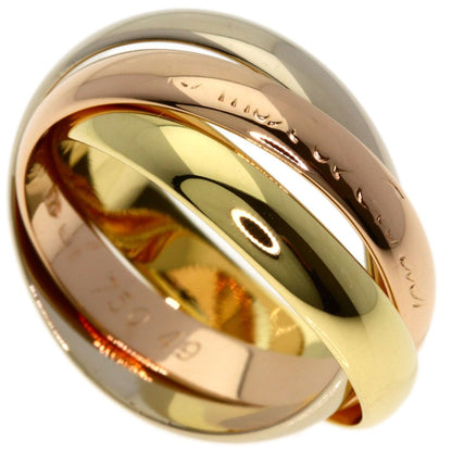 Cartier Trinity 49 Ring 18k Yellow Gold 18k Pink White