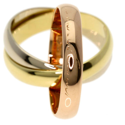 Cartier Trinity 49 Ring 18k Yellow Gold 18k Pink White — view 5