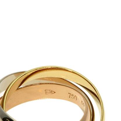 Cartier Trinity 50 Ring 18k Yellow Gold 18k Pink White — view 6