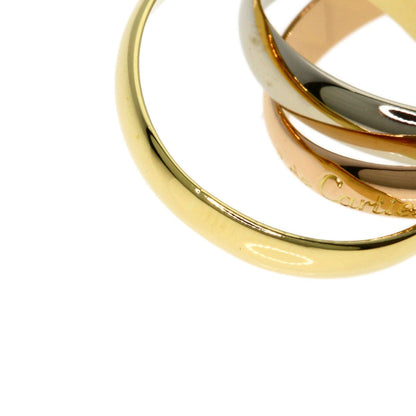 Cartier Trinity 52 Ring 18k Yellow Gold 18k Pink White — view 7