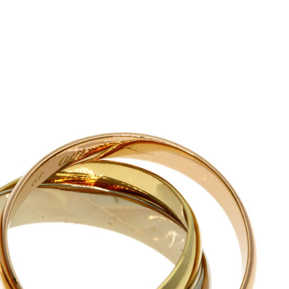 Cartier Trinity 49 Ring 18k Yellow Gold 18k Pink White — view 8