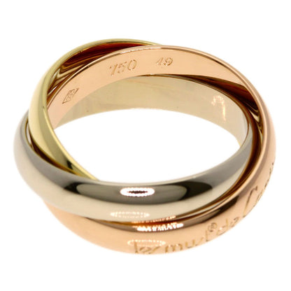 Cartier Trinity 49 Ring 18k Yellow Gold 18k Pink White — view 3