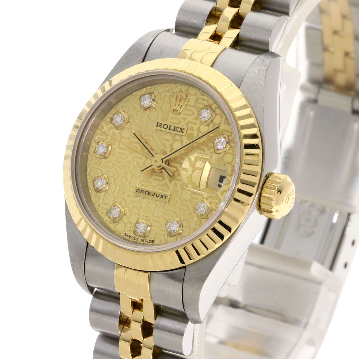 Rolex Datejust Diamond Computer Dial Watch SS Yellow Gold — view 3