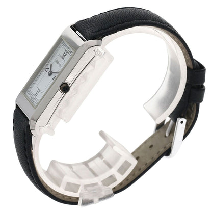 Tiffany & Co Classic Square Watch SS Leather — view 2