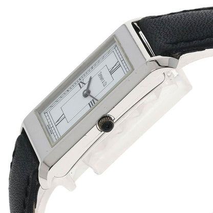 Tiffany & Co Classic Square Watch SS Leather — view 5