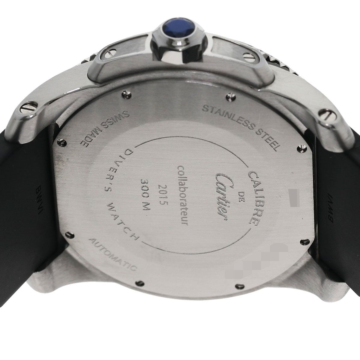 Cartier Caliber de Watch SS Rubber — view 7