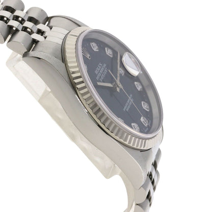 Rolex Datejust Diamond Watch SS 18k White Gold — view 6